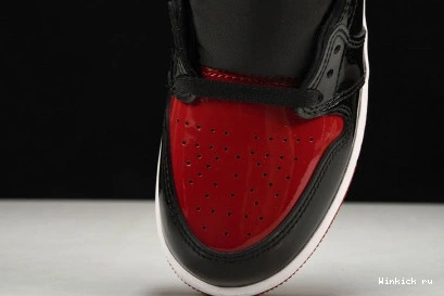 HIGH PATENT” 1 “BRED AIR JORDAN OG 0712